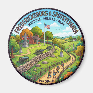 Imán Parque Nacional Militar Fredericksburg & Spotsylva
