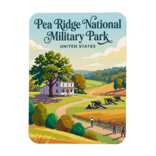 Imán Parque Nacional Militar Pea Ridge Arkansas