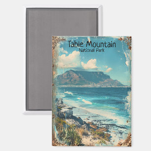 Imán Parque nacional Montaña de la Mesa de Sudáfrica