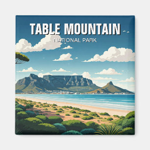Imán Parque nacional Montaña de la Mesa Sudáfrica