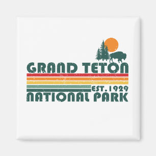 Imán Parque Nacional montañas Grand Teton Wyoming