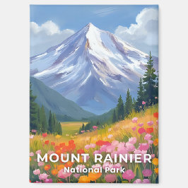 Imán Parque nacional Monte Rainier | Viajes de Washingt