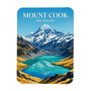 Imán Parque Nacional Mount Cook Nueva Zelanda