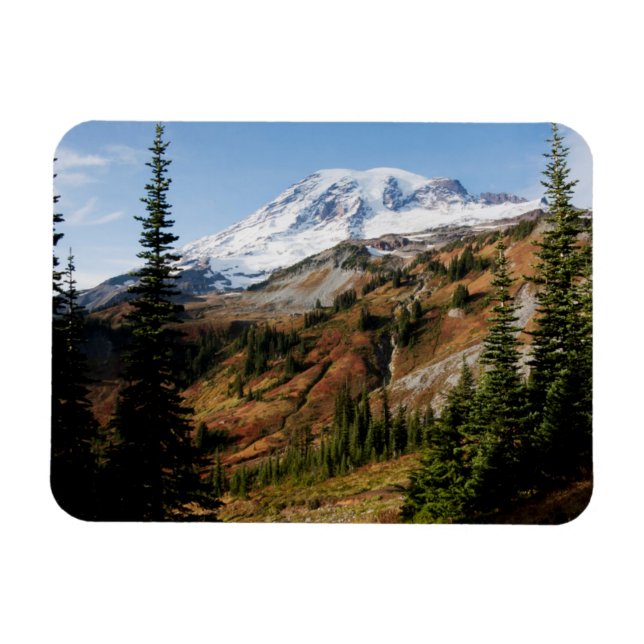 Imán Parque Nacional Mount Rainier, otoño (Horizontal)