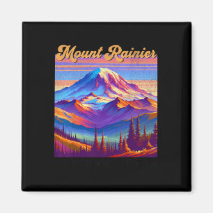 Imán Parque Nacional Mt. Rainier Arte de Montaña Recuer