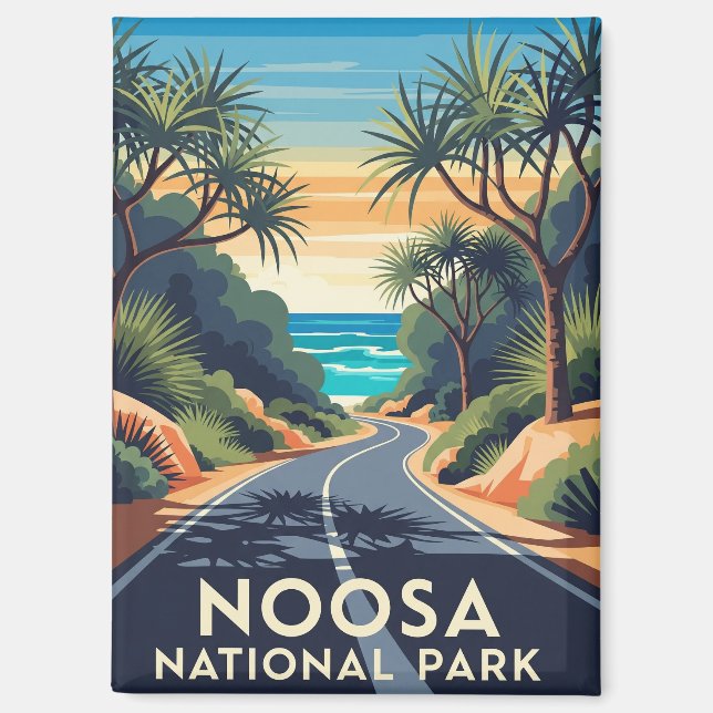 Imán Parque nacional Noosa (Anverso)