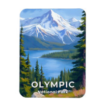 Parque Nacional Olímpico | Pintura de viaje por Wa