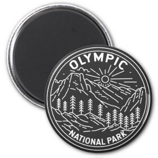 Imán Parque nacional olímpico Washington Monoline