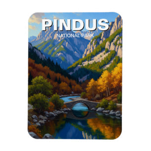 Imán Parque nacional Pindus Grecia Viaje