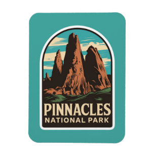 Imán Parque nacional Pinnacles Emblem de viajes