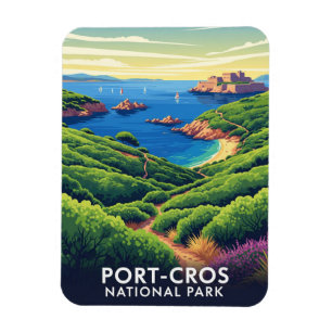 Imán Parque nacional Port-Cros Francia Viaje