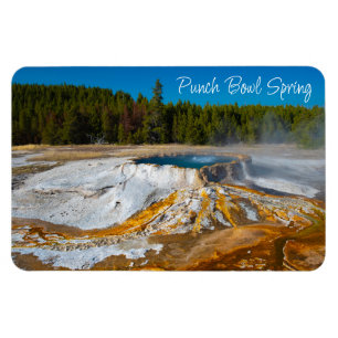 Imán Parque nacional Punch Bowl Spring Yellowstone