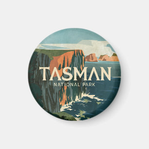 Imán Parque nacional Retro Tasman