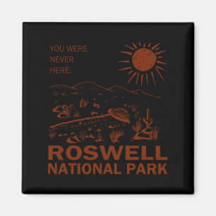 Imán Parque Nacional Roswell Ovni Platillo Volador Alie