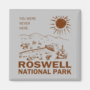 Imán Parque Nacional Roswell Ovni Platillo Volador Alie