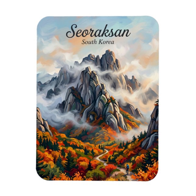 Imán Parque Nacional Seoraksan Corea del Sur (Vertical)