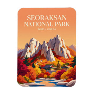 Imán Parque Nacional Seoraksan Corea del Sur
