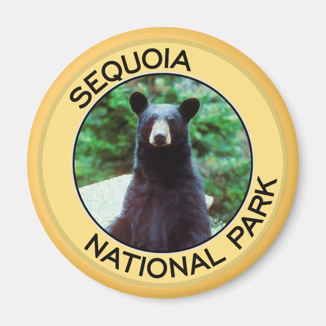 Imán Parque nacional Sequoia (Frente)