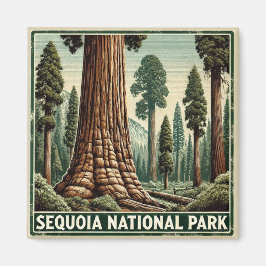 Imán Parque nacional Sequoia