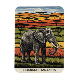 Imán Parque nacional Serengeti