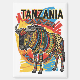 Imán Parque nacional Serengeti Postcard de Tanzania