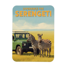 Imán Parque Nacional Serengeti Tanzania Cebras