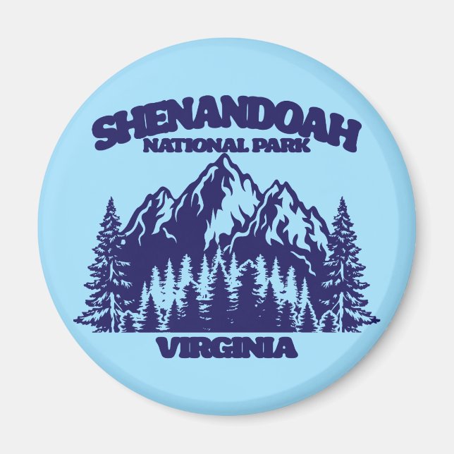 Imán Parque nacional Shenandoah (Frente)
