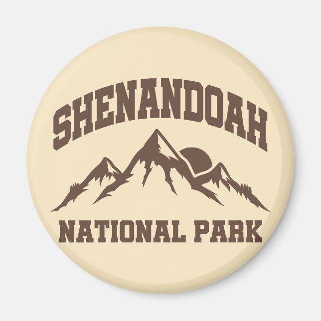 Imán Parque nacional Shenandoah (Frente)