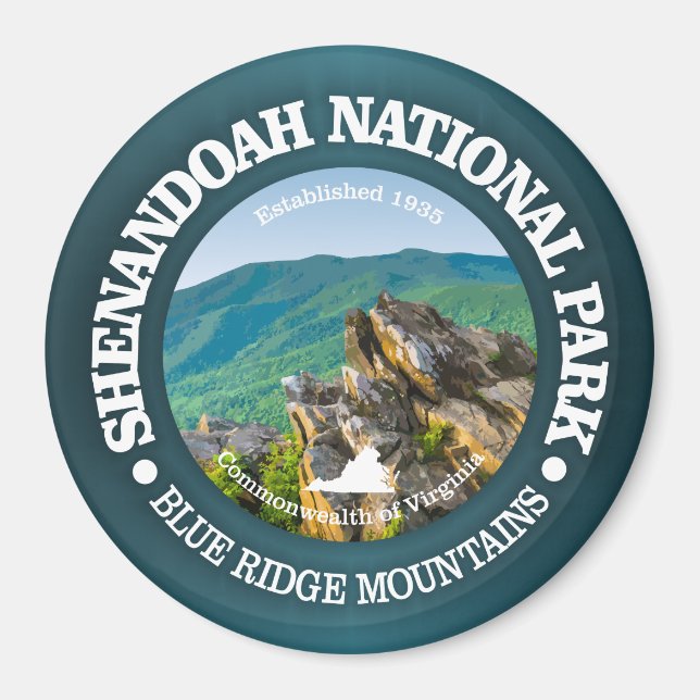 Imán Parque nacional Shenandoah (Frente)