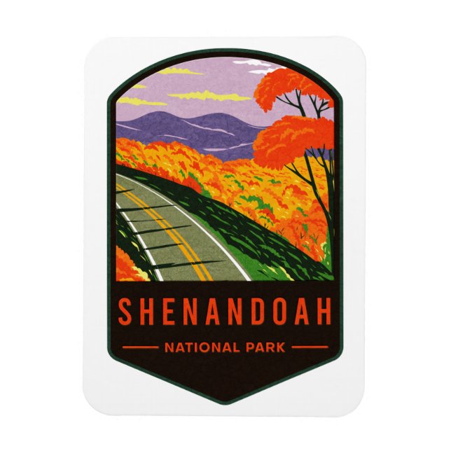 Imán Parque nacional Shenandoah (Vertical)