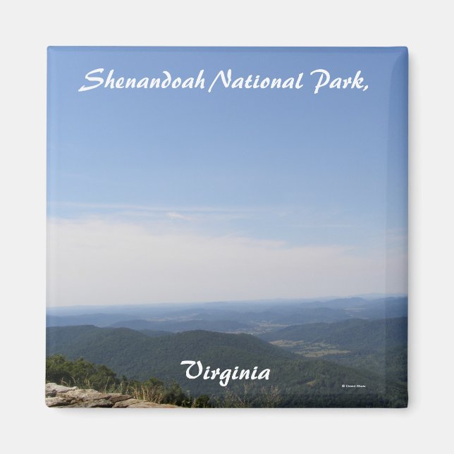Imán Parque nacional Shenandoah (Frente)