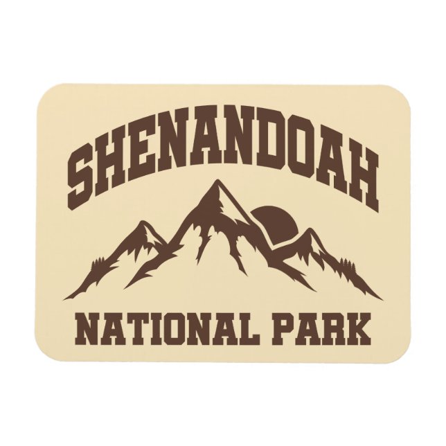 Imán Parque nacional Shenandoah (Horizontal)