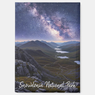 Imán Parque nacional Snowdonia Wales Noche de Viajes