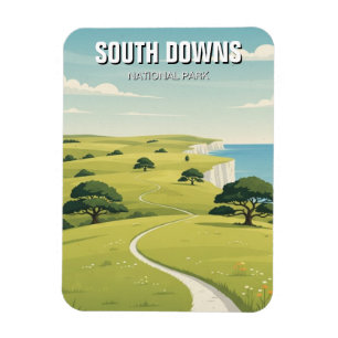 Imán Parque Nacional South Downs Inglaterra Viajes