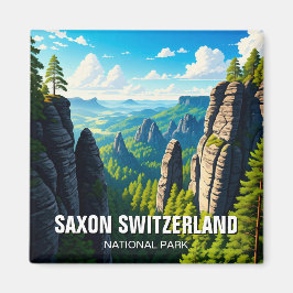 Imán Parque nacional Suiza Saxon Alemania