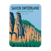 Parque nacional Suiza Saxon Vintage Alemania