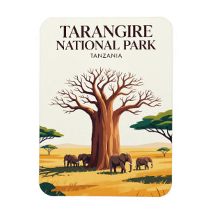 Imán Parque Nacional Tarangire Tanzania