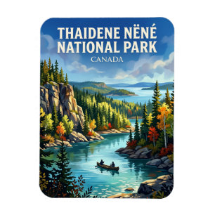 Imán Parque Nacional Thaidene Nëné Canadá