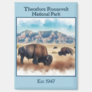 Imán Parque nacional Theodore Roosevelt