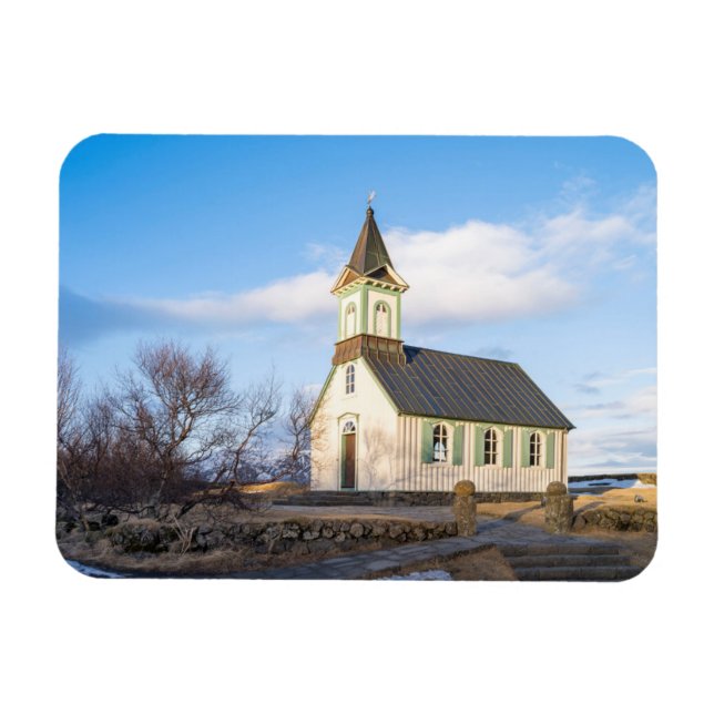 Imán Parque nacional Thingvellir en Islandia (Horizontal)