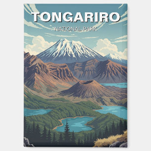 Imán Parque nacional Tongariro Viaje de Nueva Zelanda
