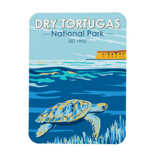 Imán Parque nacional Tortugas secas