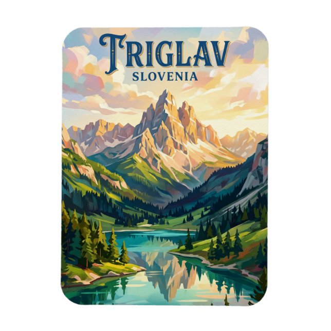 Imán Parque Nacional Triglav Eslovenia (Vertical)