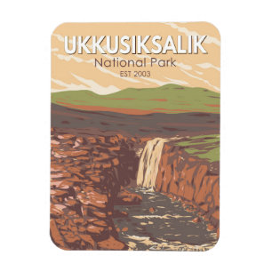 Imán Parque nacional Ukkusiksalik Canadá Viaje de cosec