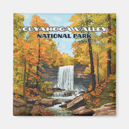 Imán Parque nacional Valle de Cuyahoga Ohio Cleveland