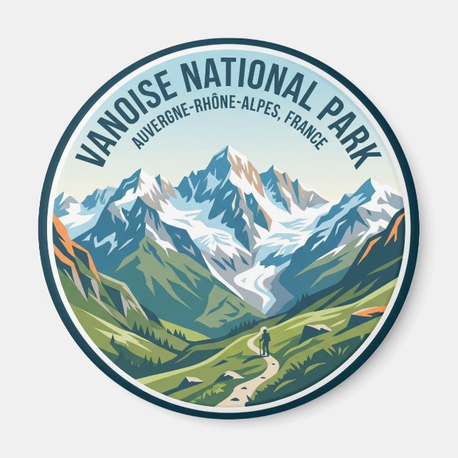 Imán Parque Nacional Vanoise Francia (Frente)