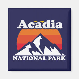 Imán Parque nacional Vintage Acadia