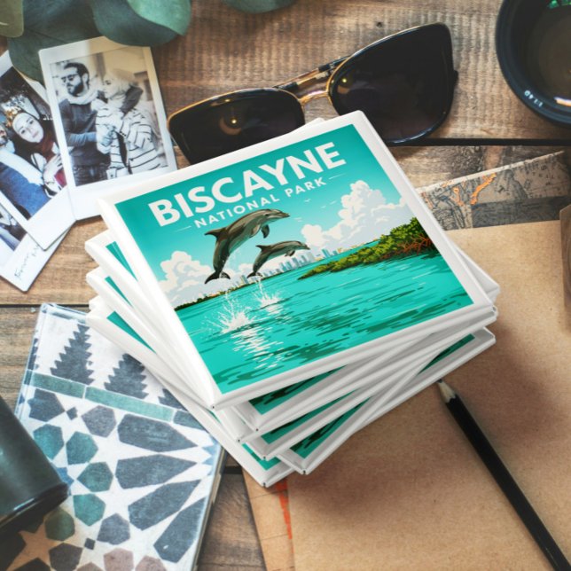 Imán Parque nacional Vintage Biscayne (Subido por el creador)