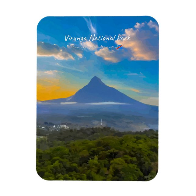 Imán Parque Nacional Virunga, RD Congo - Volcán Redonde (Vertical)