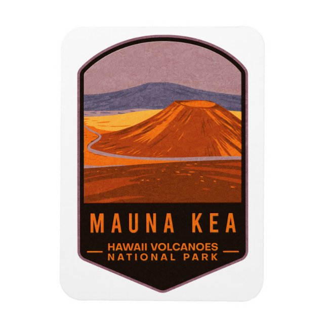 Imán Parque nacional Volcanes Mauna Kea Hawaii (Vertical)